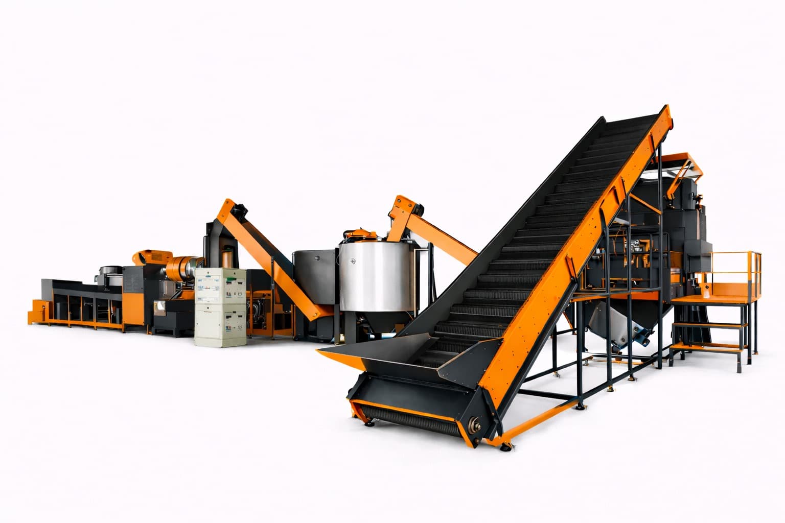PET WASHING & DRYING LINE (300–2000 KG/H)