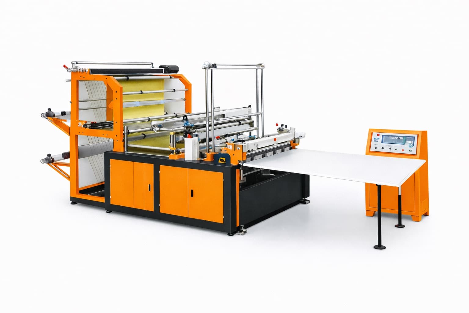 DOUBLE LINE BOTTOM SEALING BAG MAKING MACHINE