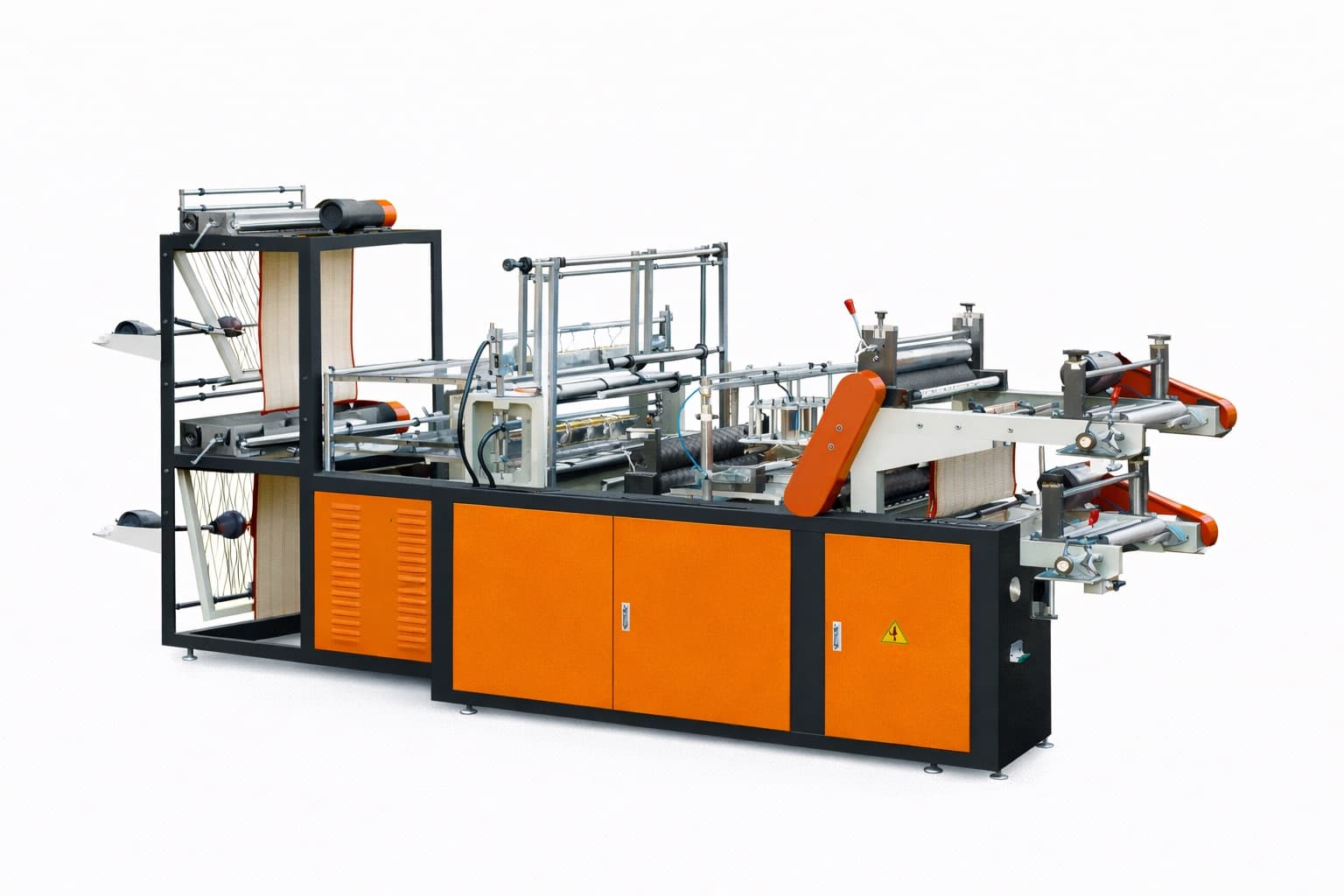 DOUBLE LINES BAG ON ROLL MAKING MACHINE