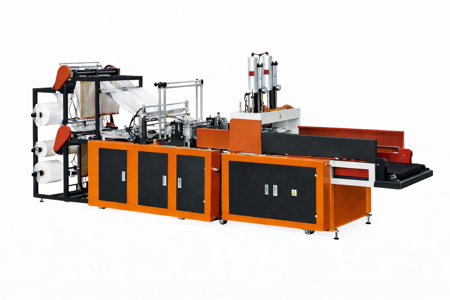 T-SHIRT BAG MAKING MACHINE (HOT SEALING & COLD CUTTING)