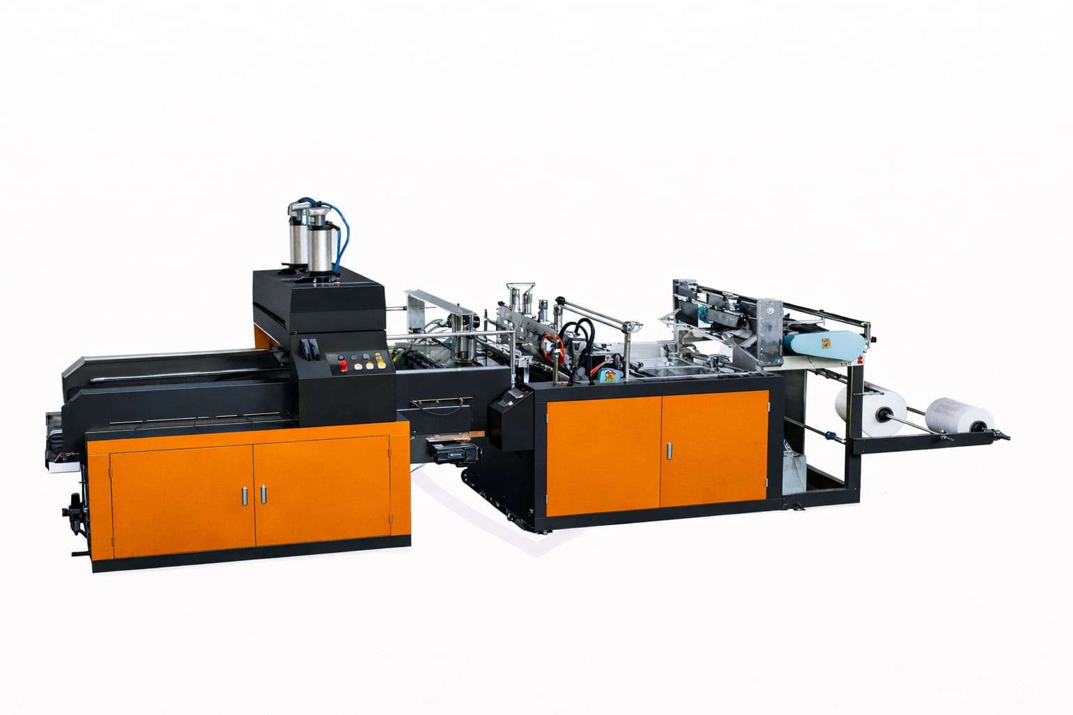 DOUBLE LINE HIGH SPEED T-SHIRT BAG MAKING MACHINE