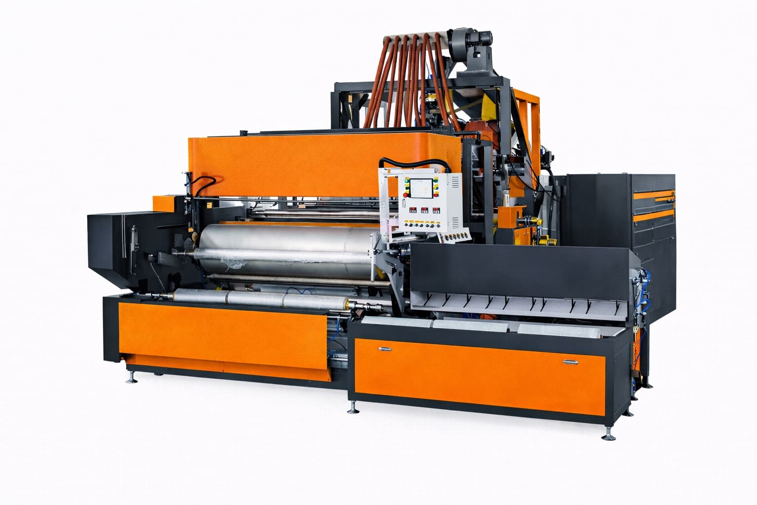FIVE-LAYER HIGH-SPEED SQUEEZING AND WINDING STRETCH FILM MACHINE (1500MM)