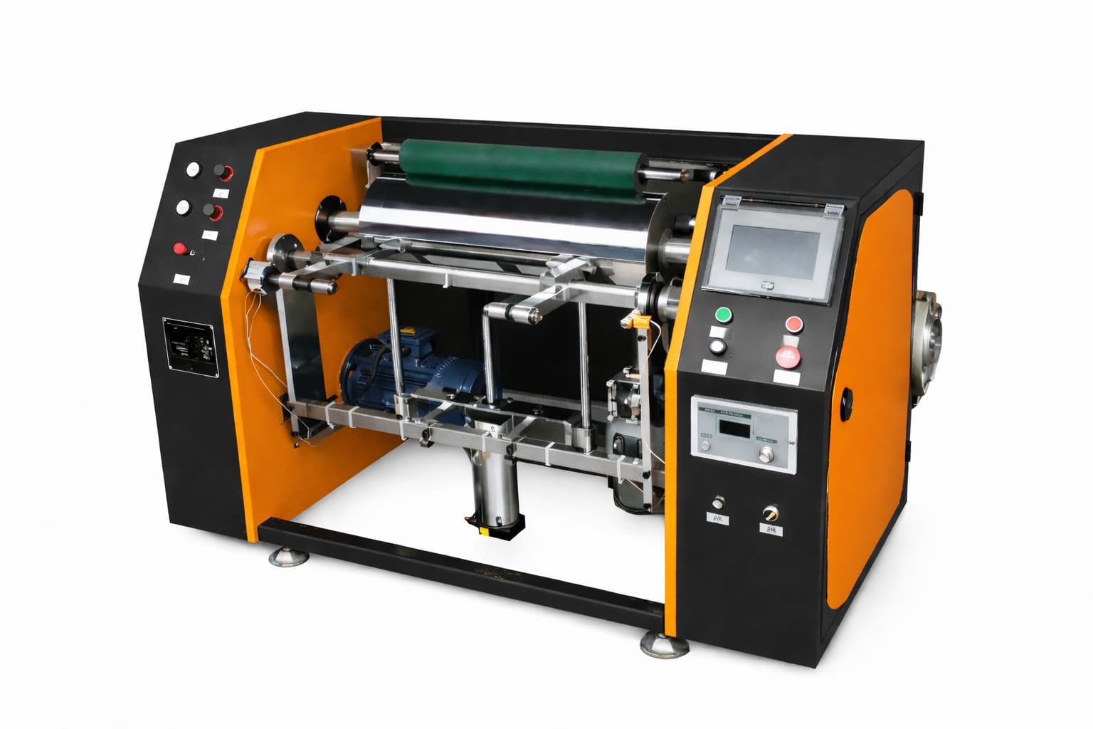 TWO-SHAFT SEMI-AUTOMATIC REWINDER