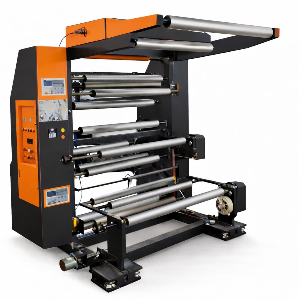 TWO COLOR FLEXOGRAPHIC PRINTING MACHINE