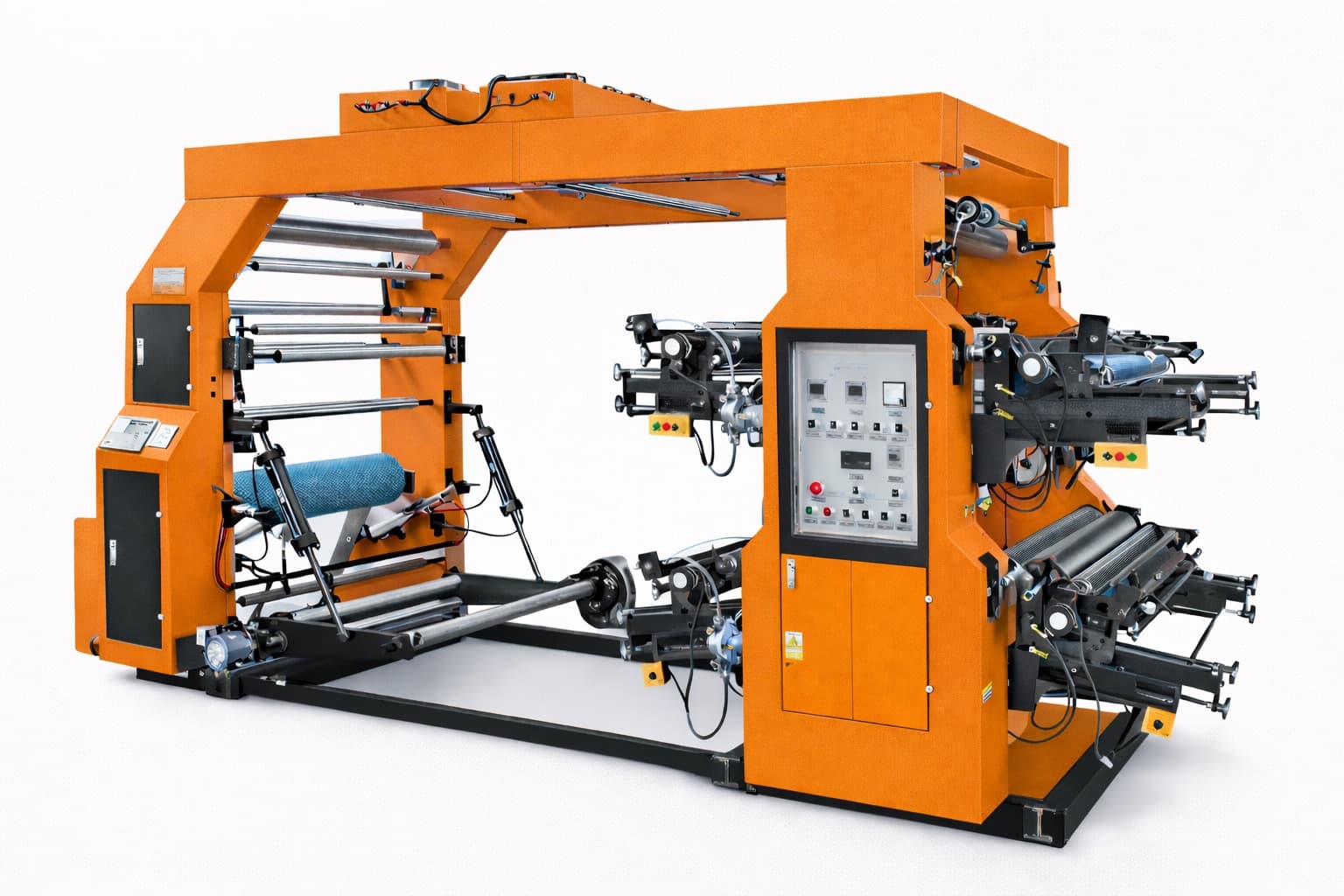 FOUR COLOR FLEXOGRAPHIC PRINTING MACHINE