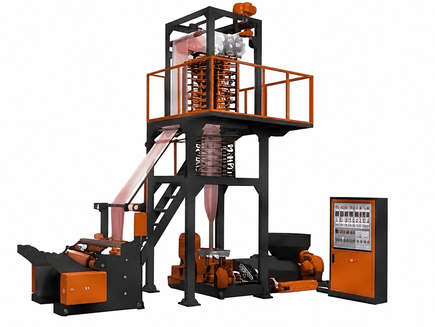 DOUBLE COLOR FILM BLOWING MACHINE