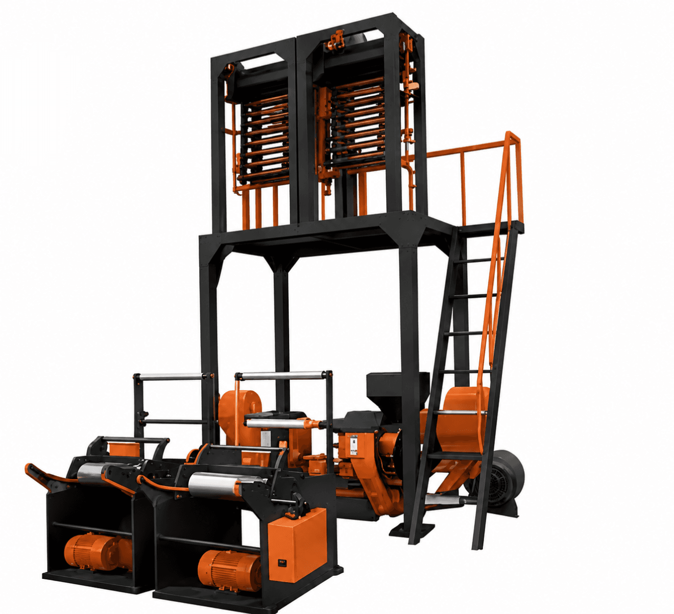 DOUBLE HEAD FILM BLOWING MACHINE
