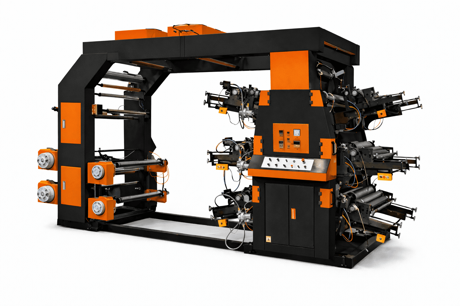 SIX COLOR FLEXOGRAPHIC PRINTING MACHINE