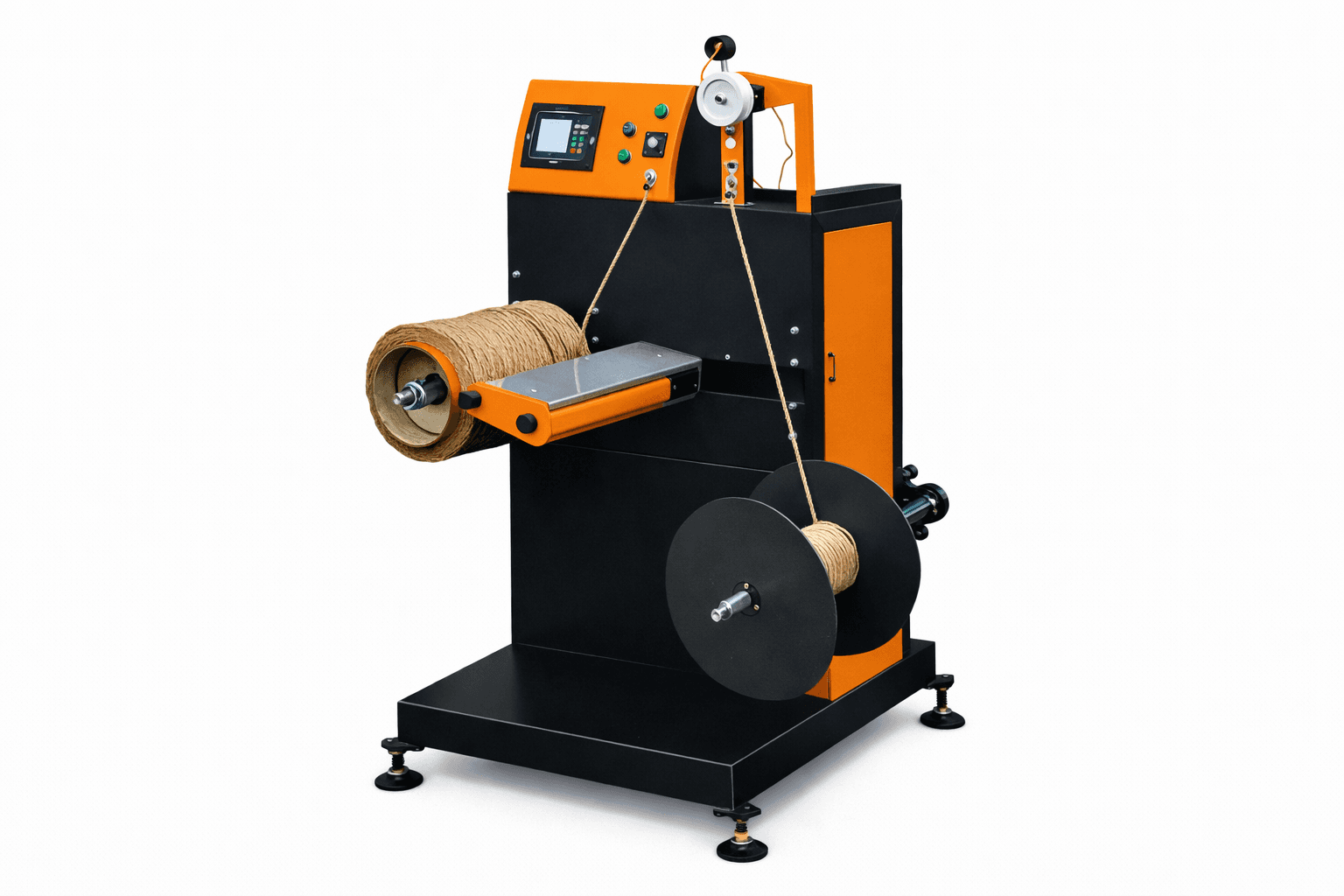 PAPER ROPE COILING MACHINE